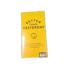 Better Than Yesterday Card Game Of 365 Daily Challenges 2022 Ages 16+