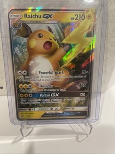 Raichu GX 29/73 Shining Legends- NM Ultra Rare Full Art Pokémon Card