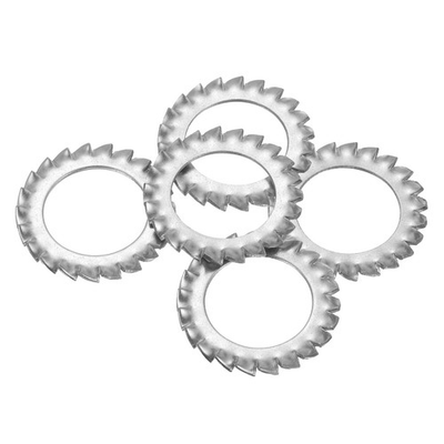 #ad 5Pcs Locking Washer M27 304 Stainless Steel External Tooth Washer Silver $16.92