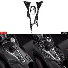 5x Forged Carbon Fiber Console Gear Shift Panel Cover For Chevrolet Camaro 17-24 5x Forged Carbon Fiber Console Gear Shift Panel Cover For Chevrolet Camaro 17-24