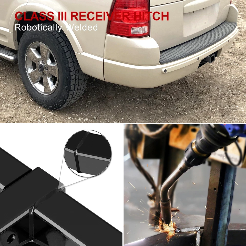 Receptor de enganche de remolque de 2 pulgadas para Ford Explorer Lincoln Aviator 2002-2005 Foto 4 de 4