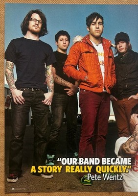 FALL OUT BOY - 2011 full page UK magazine poster