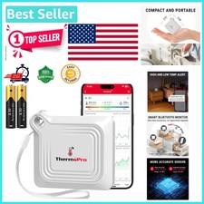 260FT Bluetooth Temperature Monitor with Humidity Alerts - Portable Design