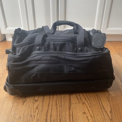 Briggs & Riley Baseline 27 Rolling Duffle Black Upright Split-Bottom Luggage Bag