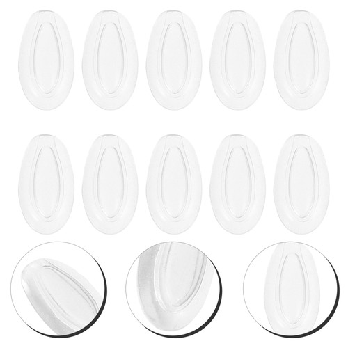 Replacement Nose Pads for Eyeglasses 10 Pairs Soft Cushion Silicone