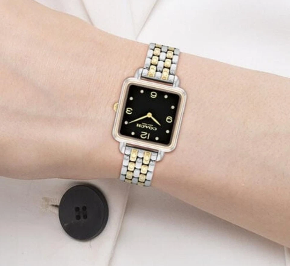 COACH 14504496 Womens Cass Tri-Tone St Two Tone 28mm - Image 4 of 4