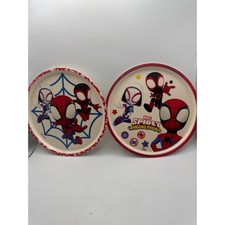 Zak Designs Marvel Spidey and His Amazing Friends Kids Plates Set of 2