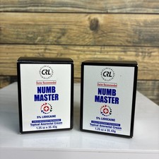 Maximum Strength Numb Master Lidocaine Cream, 2 Pack, Fast Acting Pain Relief