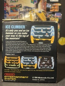 NINTENDO NES || ICE CLIMBER IN OVP || ENTERTAINMENT SYSTEM || BIENENGR&Auml;BER ||