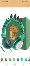 Kids Headphones,Dinosaurs Wired Headsets for Boys Girls,Built-in Mic On/Over Ear