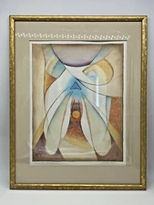 Original Abstract Painting by CA Artist Mary Meng Wade Insects are Watching 2000