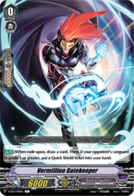 Cardfight Vanguard Vermillion Gatekeeper V-SS03/109EN C Dunkel Irregulars