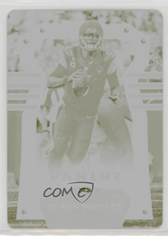 2017 Panini Printing Plate Yellow 49 Blake Bortles /1 for sale online eBay