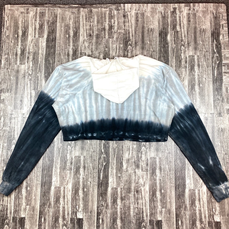 Pittsburgh Steelers NFL Mujeres Sudadera con Capucha Recortada XL Tie Dye Ombre Sudadera con Capucha Foto 3 de 4