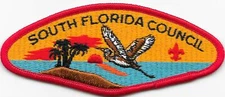South Florida Council Strip S-3 Plastic Back CSP SAP Boy Scouts of America BSA