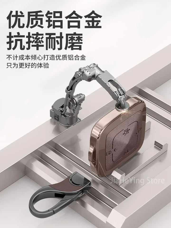 for Zeekr 001 / 009 / X Key Case Bluetooth Accessory Buckle Bag Keychain Cover Foto 4 de 4