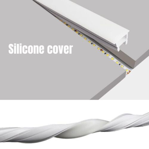 Silicone LED COB Strip Lights Channel Flexible Cuttable Mounting soft Holder - Bild 1 von 110