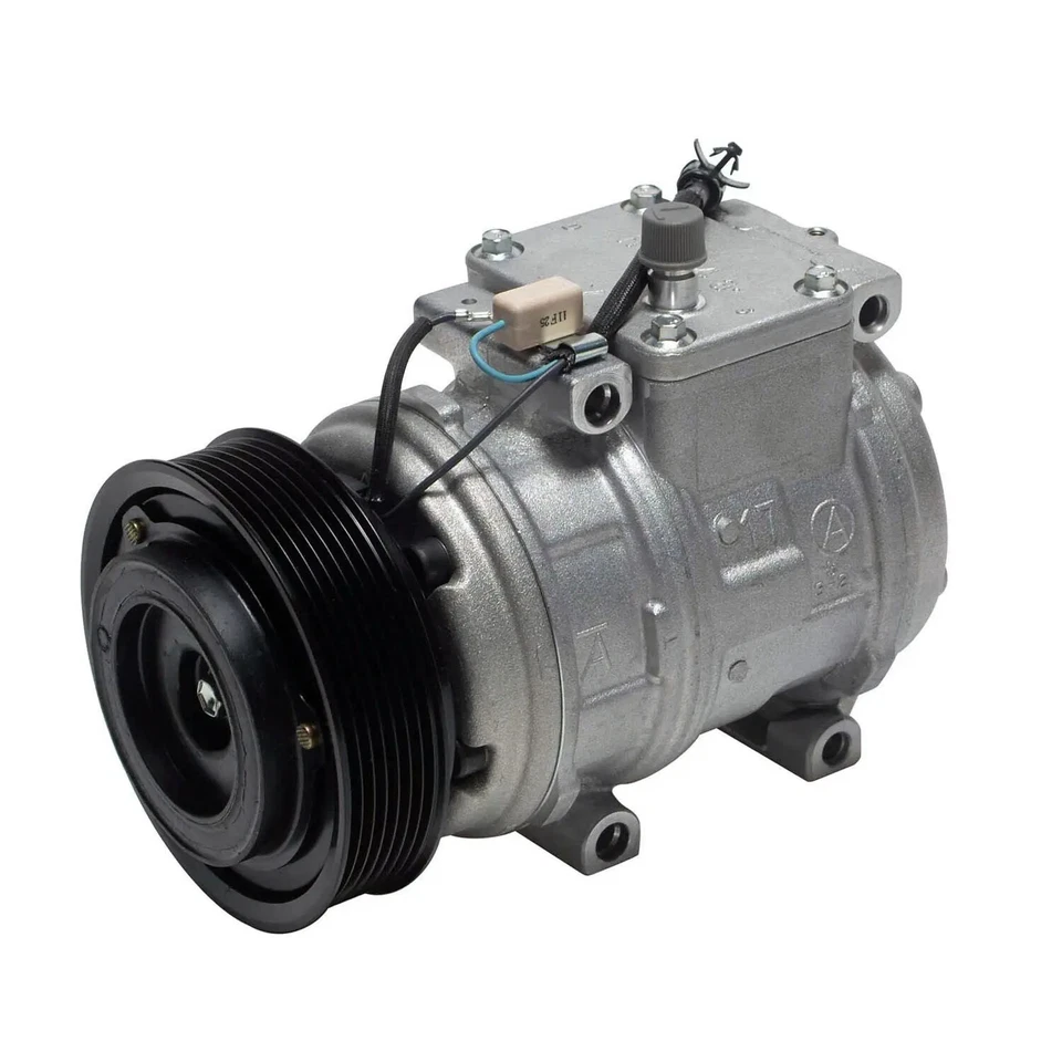 Compressor DENSO 471-1358 com embreagem para 98-03 Jaguar Vanden Plas XJ8 XJR XK8 XKR - Imagem 2 de 3