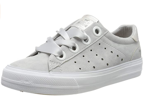 mustang silver trainers