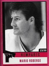 2022 Quebec Remparts 25th Anniversary MARIO ROBERGE #44 Red 23/30