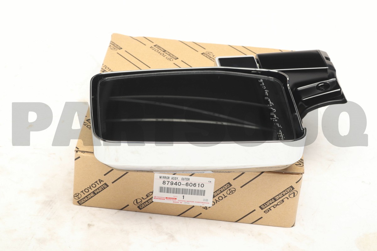8794060610 Genuine Toyota MIRROR ASSY, OUTER REAR VIEW, LH 87940  