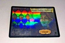 Harry Potter TCG Draco Malfoy Slytherin 5/80 Holo Foil Rare Card Wizard WOTC
