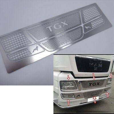 Für 1/14 TAMIYA MAN TGX 56325 56329 Tractor RC Auto Front Harrow Guard Net Grill