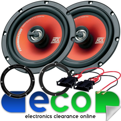 MTX 16cm 520 Watts 2 Way Front Door Car Speakers fit VW Polo0109 9N