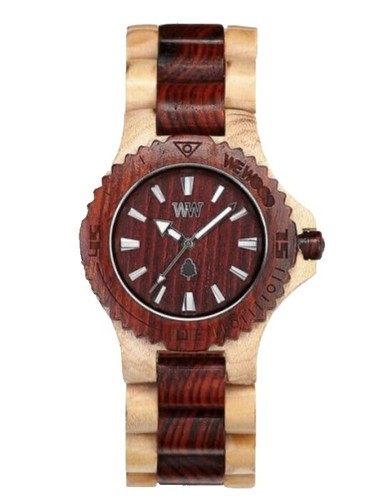 WeWOOD NATURAL FLORENCE WOOD WATCH WRISTWATCH UNTESTED MAY  display picture 2