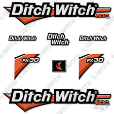 Fits Ditch Witch FX30 Decal Kit Vacuum Excavator - New Style - 800 Gallon!