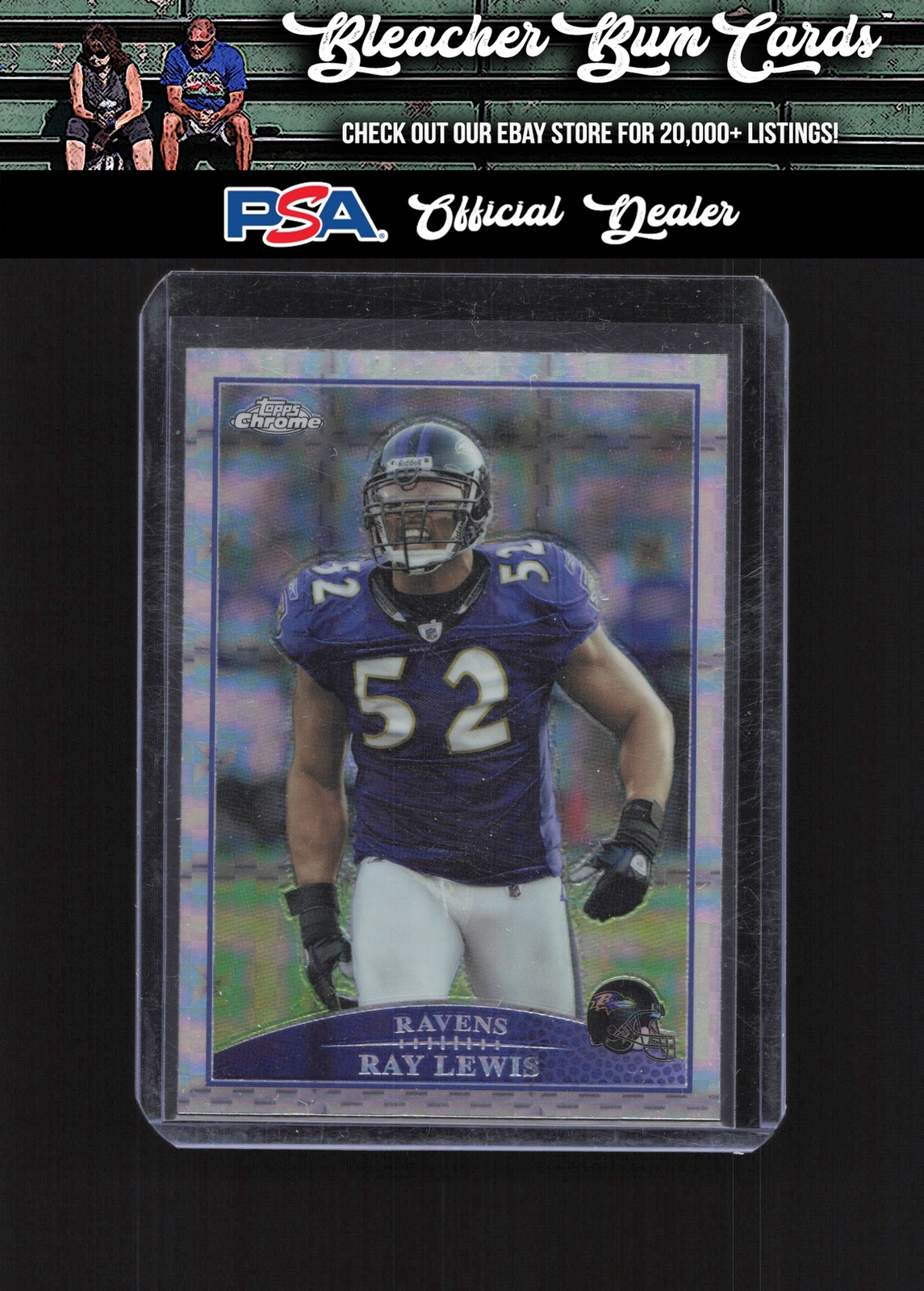 2009 Topps Chrome TC109 Ray Lewis Xfractors