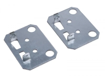 Schulte Einfach-Klemmfuß verzinkt Regalklemmfuß Clip Steckregal Fuß Rahmenfuß