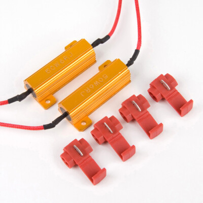 Nokya Load Resistor Kit for LED turn signal bulbs - 6ohm, 50W. Set of 2 NOK9595