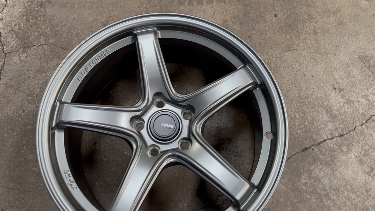 New 18x8.5J KONIG NEOFORM GREY (4 Wheel) 5x114.3 Toyota HONDA