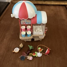 Cute Sylvanian Families Popcorn Cart Cycle Toy No Bike