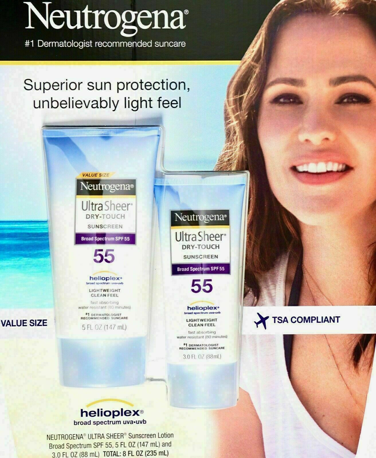 neutrogena sunscreen 55