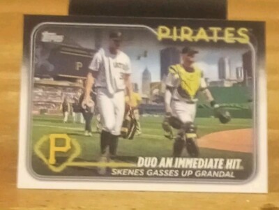 2024 Topps Update Paul Skenes/Yasmani Grandal Pittsburgh Pirates 