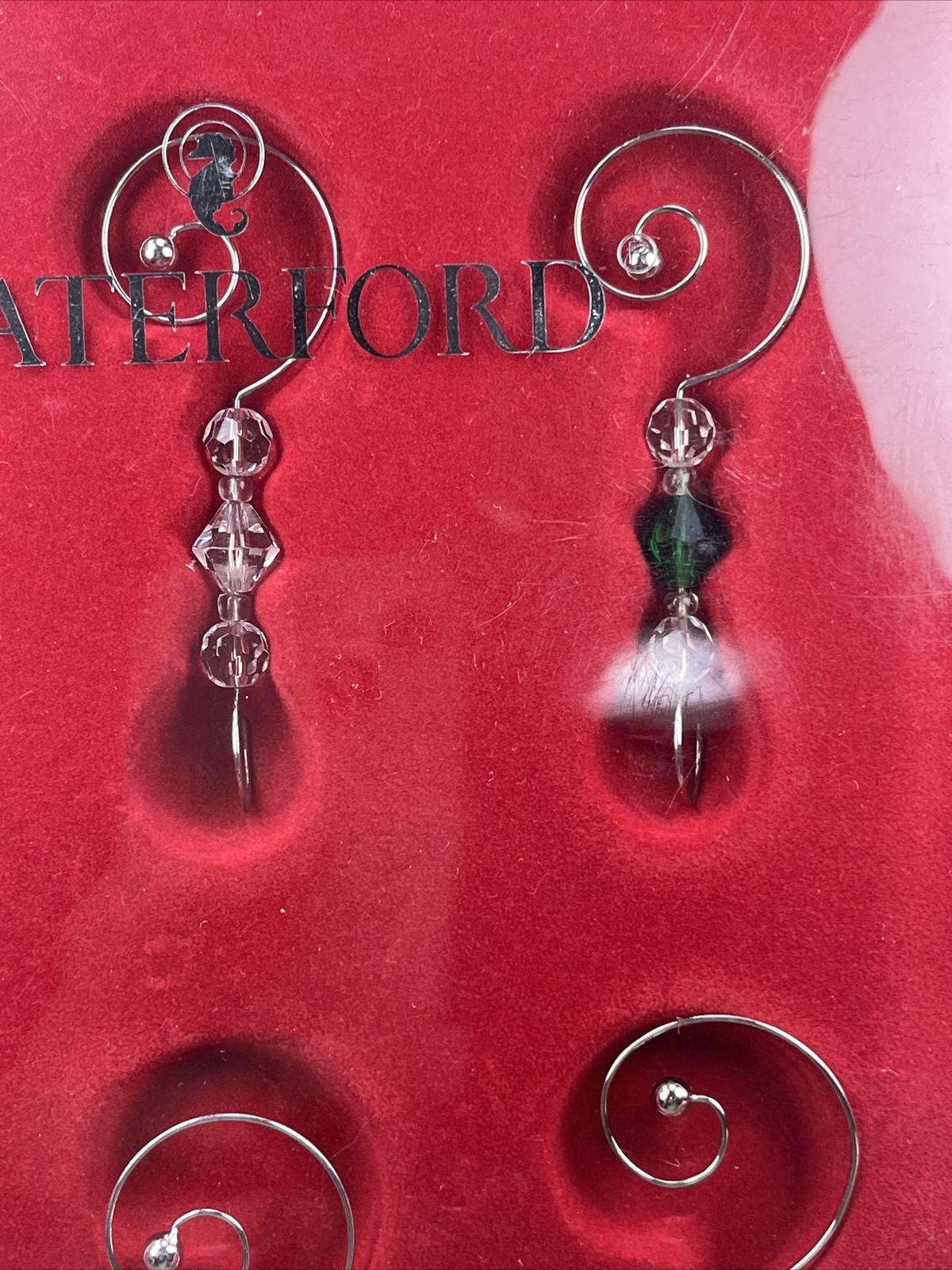 Waterford Crystal Ornament Enhancers Christmas Box of 6 136392 eBay