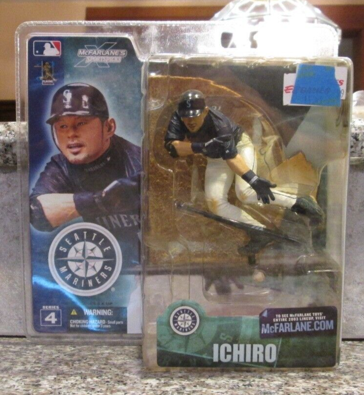 NEW 2003 McFARLANE ICHIRO SUZUKI ACTION FIGURE SEATTLE MARINERS