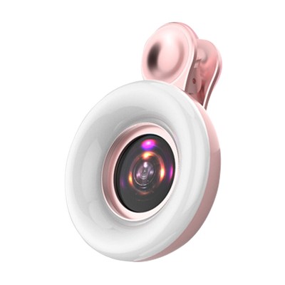 Universal Mobile Phone Fill Light 15x Macro Lens Selfie Led Ring Flash Lights