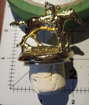 BLANTONS GOLD Bourbon O STOPPER whiskey bottle jockey buffalo trace empty a