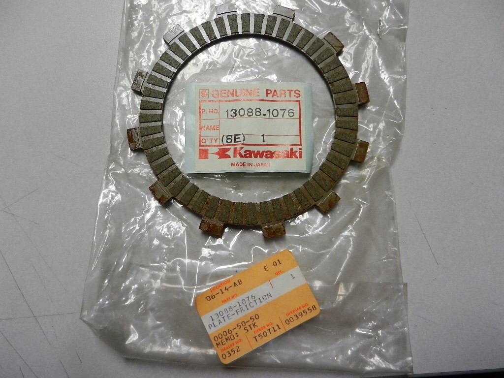 NOS Kawasaki Friction Plate 1988 KX125 13088-1076 | eBay