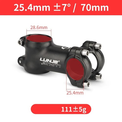 Ultralight Bike Stem 7 Degree MTB Road Bicycle Bike Stem 25.4/31.8mm 60-100mm - Picture 27 of 33