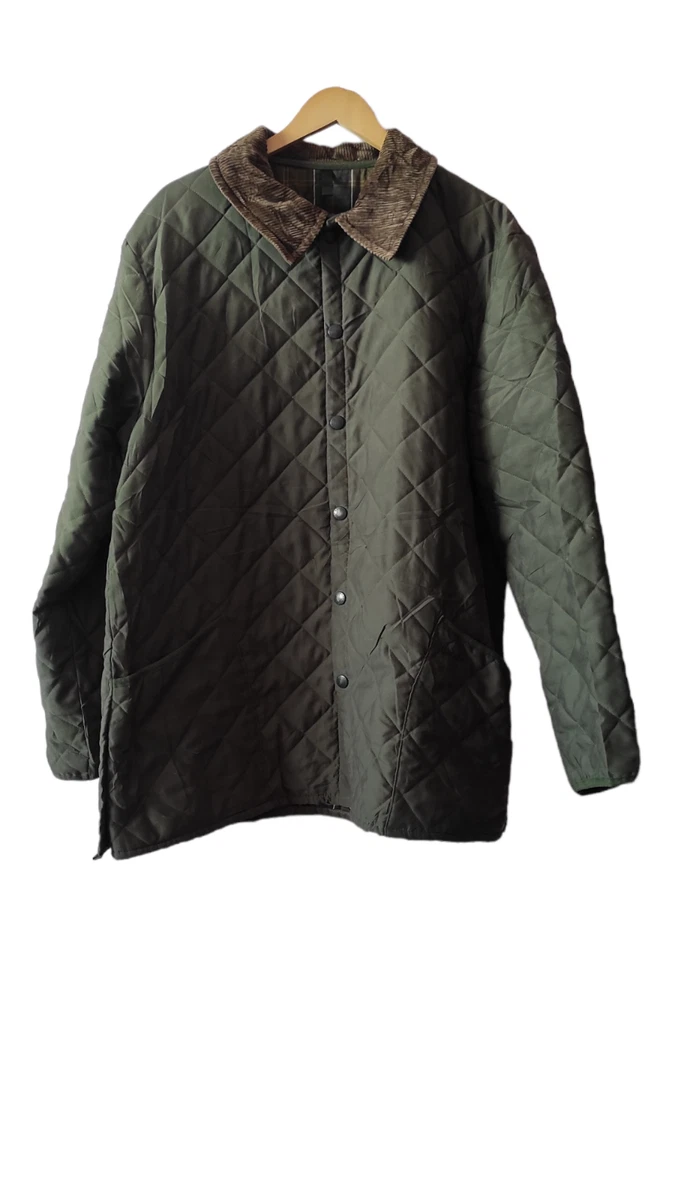 Barbour Men s Olive Green Hunting Quilted Classic Eskdale Light Jacket Size XL