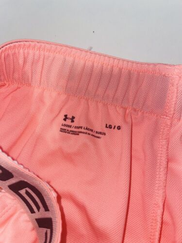 Under Armour Shorts Womens Size Large Loose UA Play Up Print Inset - Picture 7 of 10
