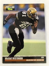 1995 Classic Pro Line Michael Westbrook #98 Rookie RC Redskins