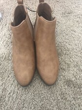 Brand New EXPRESS Brown  Cognac Booties Sz7