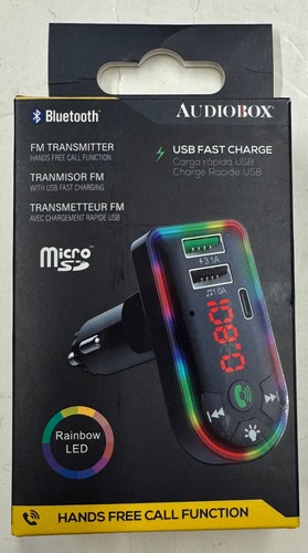 Audiobox FM Transmitter USB Fast Charge (TR-20) - 第 1/5 張圖片