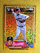 2023 Topps Gilded Mini-Diamond Gold Etch /50 Vaughn Grissom Rookie RC #95 MINT
