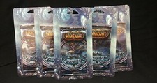 5x WOW World of Warcraft Scourgewar Booster Packs FACTORY SEALED 